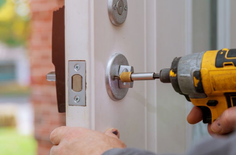 French Door Lock Repair detail
